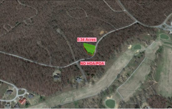 0.34 Acres minutes to South Golf Course Village, AR
