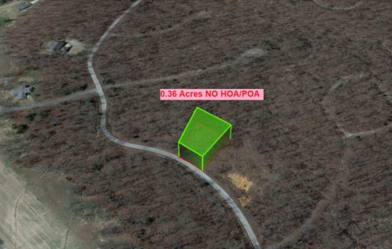 0.36 Acres minutes to South Golf Course Village, AR