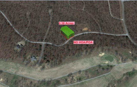 0.38 Acres minutes to South Golf Course Village, AR