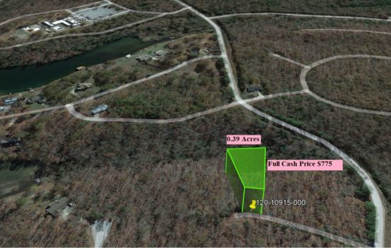  Great location for this 0.39 acre Property in Cherokee Village, Arkansas Minutes from Lake Omaha!